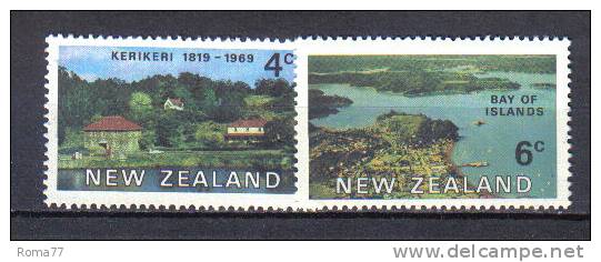 ZEL157 - NUOVA ZELANDA 1969 ,  Yvert Serie 491/492  *** - Unused Stamps
