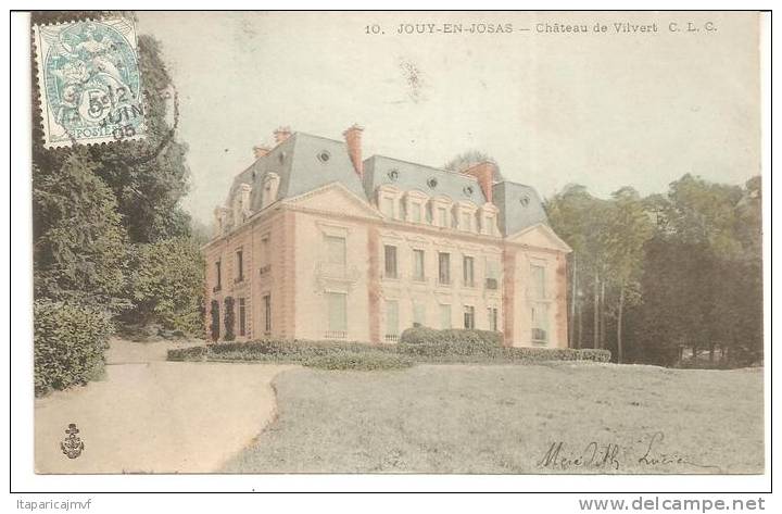 J  :   Yvelines :  JOUY  En  JOSAS  :  Chateau  De  Vilvert - Jouy En Josas