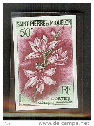 St PIERRE Et MIQUELON  N° 363**  EC - FLEURS - Non Dentelés, épreuves & Variétés