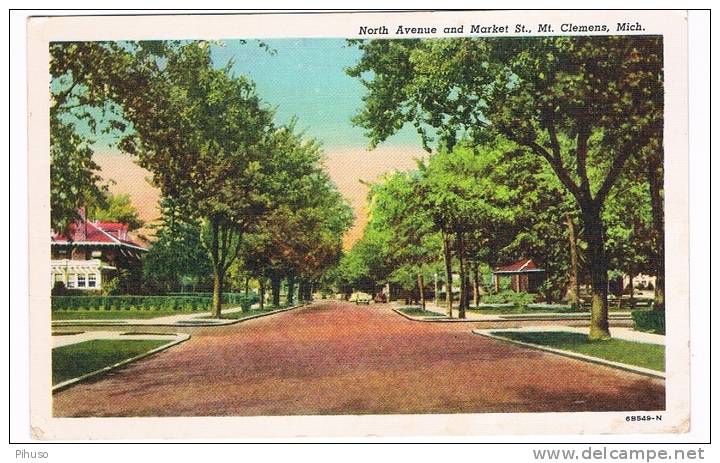 US-372    Mt. CLEMENS : North Street And Market Street - Detroit