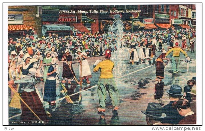 US-373    HOLLAND : Street Scrubbers, Tulip Time - Detroit