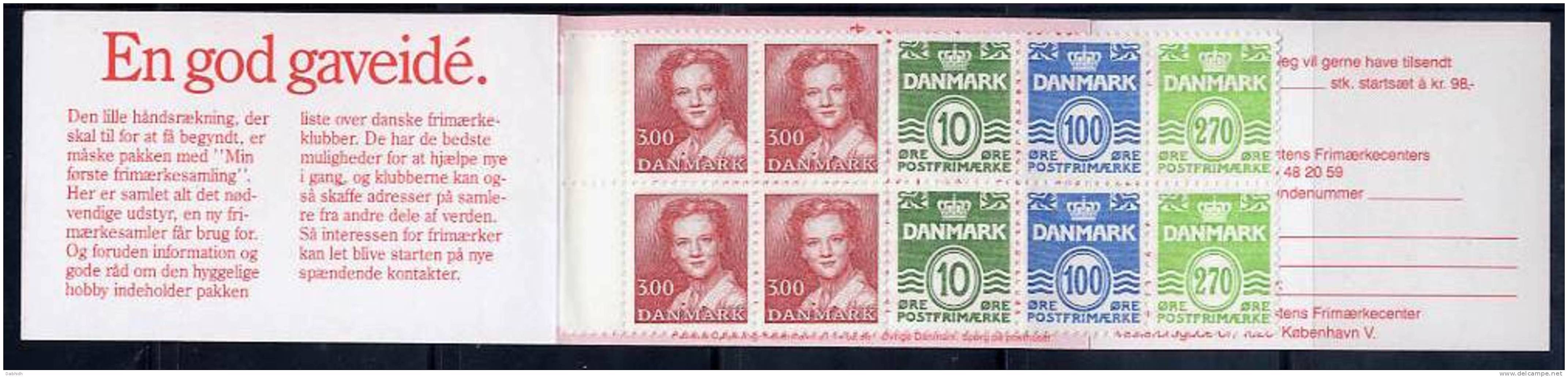 DENMARK 1988 20 Kr. Booklet.  Michel MH38 - Postzegelboekjes