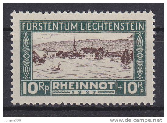 Nr 79 II *, Plattenfehler 'brauner Farbfleck Im Wasser', Michel = 70 Euro (XX08729) - Plaatfouten