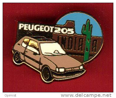 13459-Pin's Cactus.indiana..automobile.Peugeot.signé  Helium Paris. - Peugeot