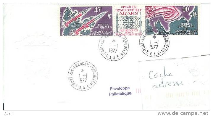 6298  PA 41A  KERGUELEN - Sur Enveloppe TAAF - Lettres & Documents