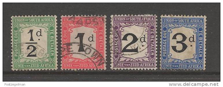 SOUTH AFRICA UNION 1914 Used Postage Due Stamp(s) 4 Values Only  Nr. P1-4  #12203 - Other & Unclassified