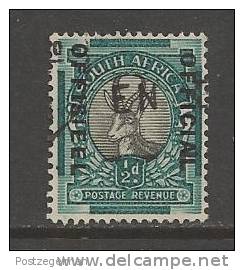 SOUTH AFRICA UNION 1935 Used Official Stamp(s) Single "hyphenated" 1/2d Raised Nr. O-24  #12215 - Gebruikt