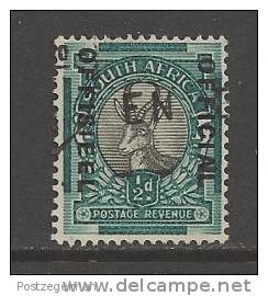 SOUTH AFRICA UNION 1935 Used Official Stamp(s) Single "hyphenated" 1/2d Raised Nr. O-24  #12215 - Used Stamps