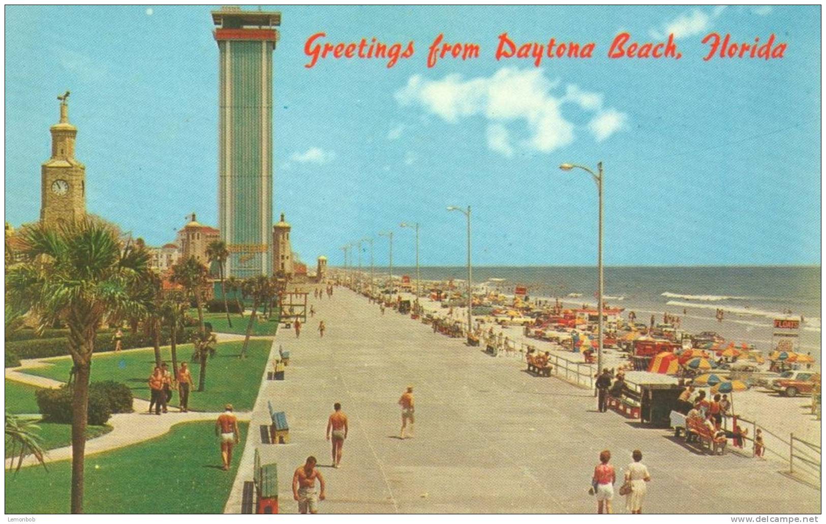 USA – United States – Greetings From Daytona Beach, Florida 1950s-1960s Unused Postcard [P4609] - Daytona