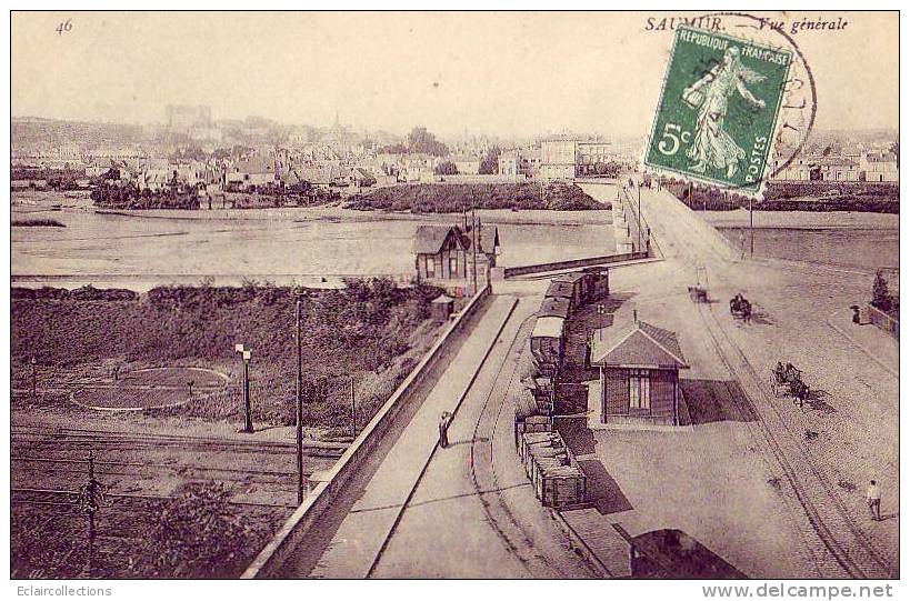 Saumur.      49        Tramway..Gare. Station - Saumur