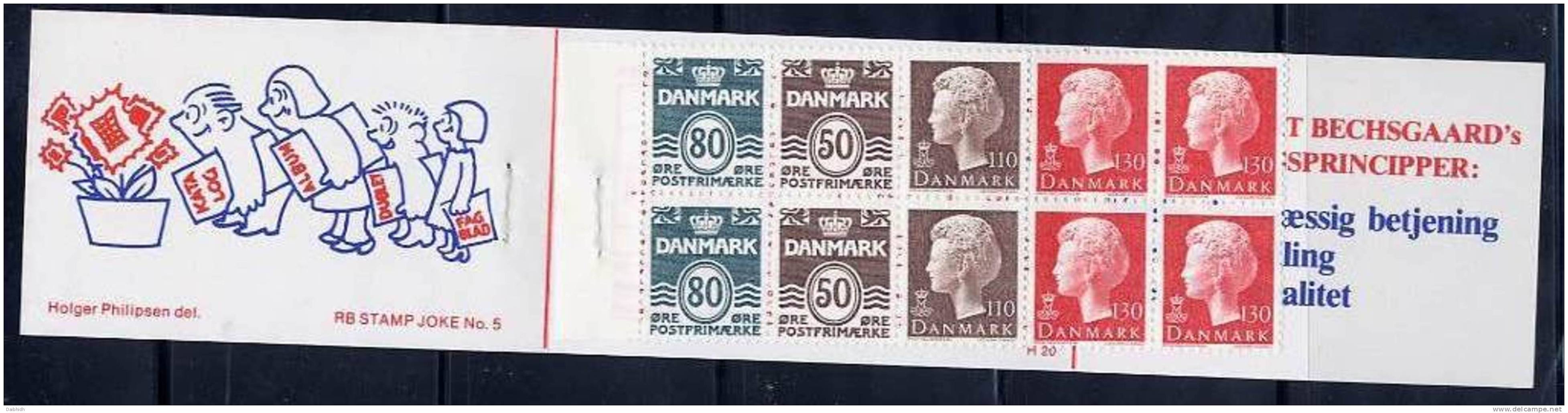 DENMARK 1979 10Kr Booklet. Michel 27 - Postzegelboekjes