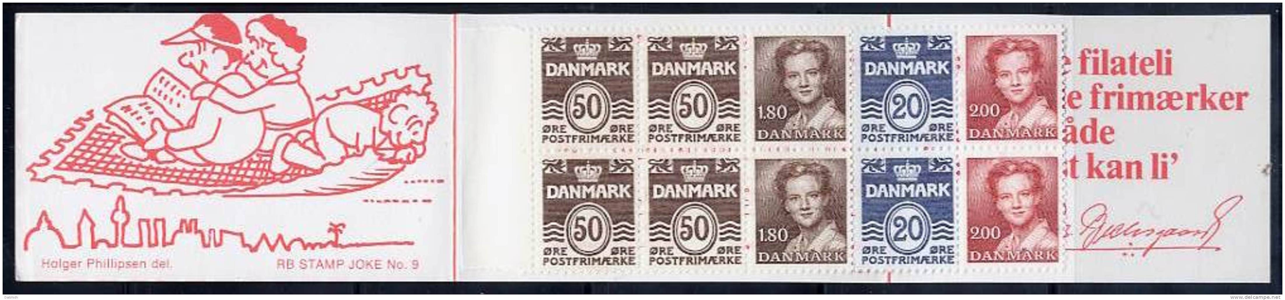 DENMARK 1982 10Kr  Booklet. Michel 29 - Postzegelboekjes