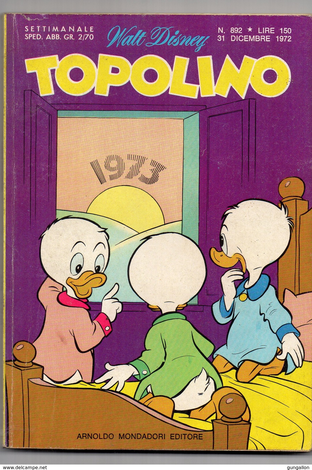 Topolino (Mondadori 1972) N. 892 - Disney
