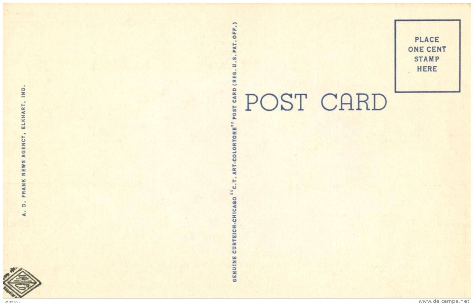 USA – United States – Miles Laboratories, Home Of Alka Seltzer, Elkhart, Indiana, Unused Linen Postcard [P4638] - Sonstige & Ohne Zuordnung