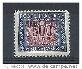 1949-54 TRIESTE A SEGNATASSE 500 LIRE MNH ** - RR8818-2 - Portomarken