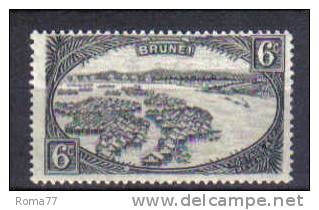 SS2008 - BRUNEI 1924 , 6 Cent Nero N. 61  *** - Brunei (1984-...)