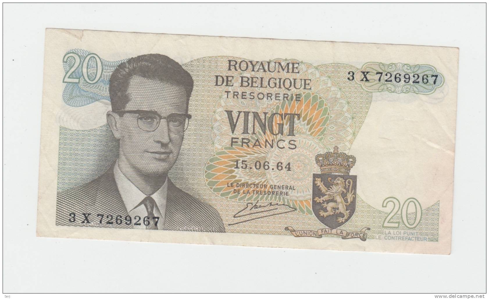 Belgium BELGIQUE 20 Francs 1964 AVF P 138 - Other & Unclassified