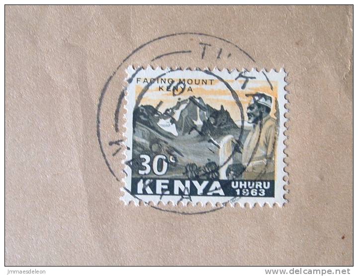 Kenya 1965 Cover Local -  Jomo Kenyata Facin Mount Kenya - Kenia (1963-...)