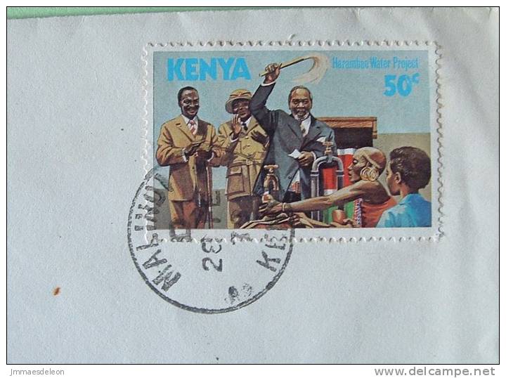 Kenya 1979 Cover To Nairobi - Jomo Kenyatta Opening Water Project - Kenia (1963-...)