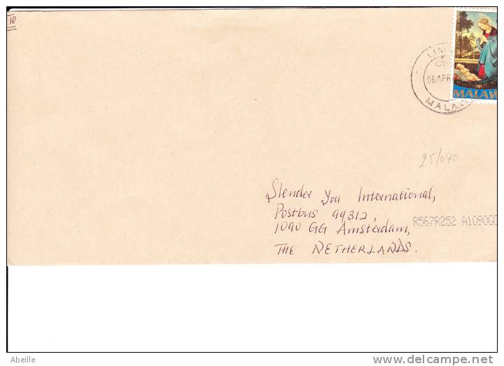 25/040    LETTRE - Malawi (1964-...)