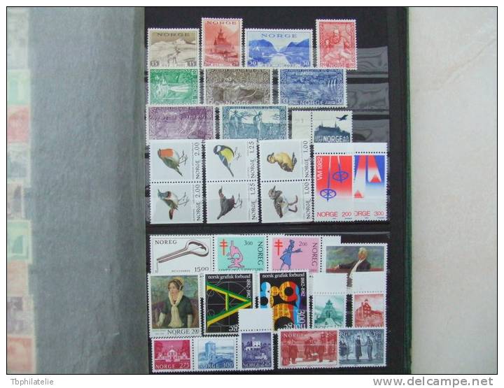 VEND LOT DE TIMBRES DE NORVEGE NEUFS - Collections