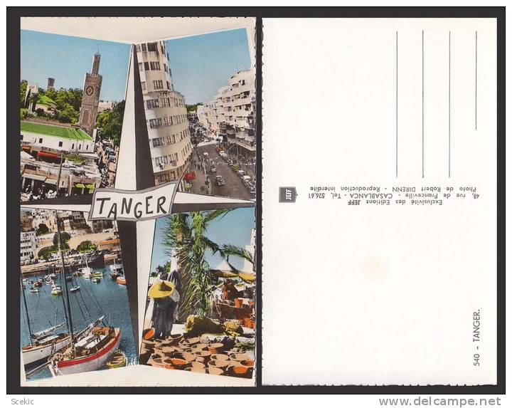 MOROCCO TANGER POSTCARD - D11407 - Tanger