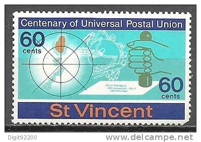 1 W Valeur Non Oblitérée, Unused - St VINCENT * 1974 - 100th. U.P.U. - N° 1055-27 - St.Vincent Und Die Grenadinen