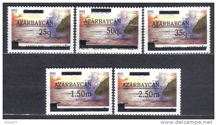 AP504 - AZERBAIGIAN 1992 , Ordinaria Serie N. 72/76  *** - Azerbaïjan