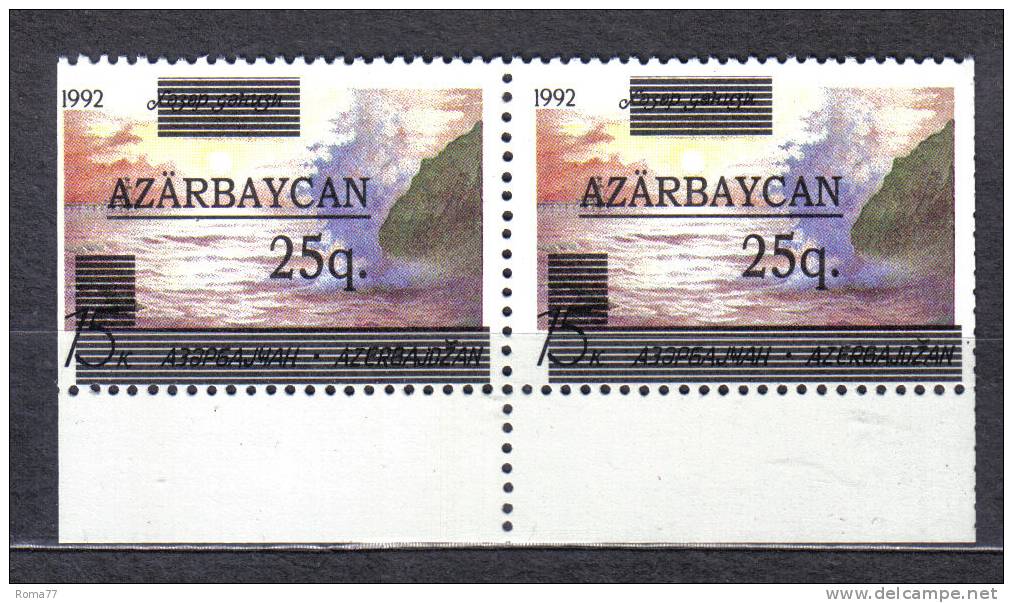 AP507 - AZERBAIGIAN 1992 , Ordinaria N. 72  ***  Coppia Da Libretto - Azerbaiyán