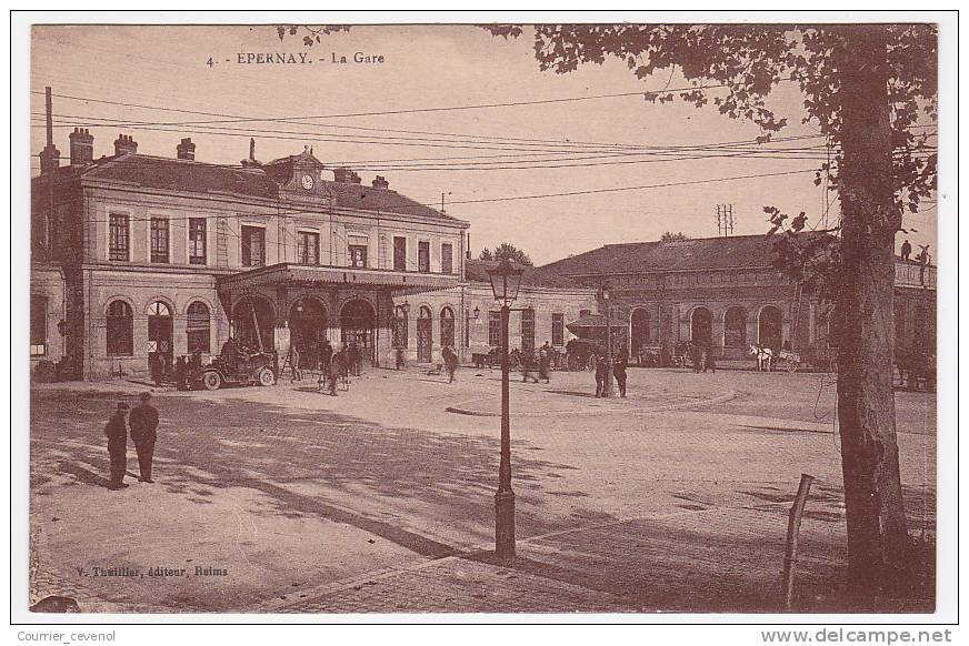 CPA - EPERNAY (Marne) - La Gare - Epernay