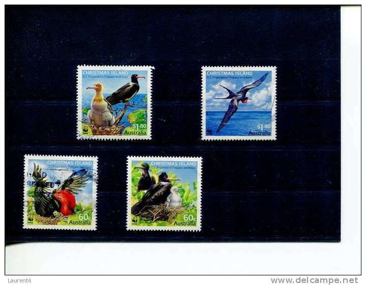 (203) Christmas Island Stamps - Ile De Christmas - Frigate Birds - Christmas Island