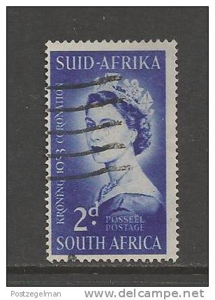 SOUTH AFRICA UNION  1953 Used Stamp(s) Coronation QE II Ultramarine Nr. 142a #12282 - Gebruikt