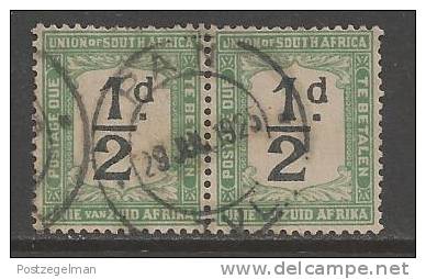 SOUTH AFRICA UNION  1922 Used Single Postage Due  Stamp(s) "Pretoria" 1/2d Black-green Type II Nr. P11  #12294 - Other & Unclassified