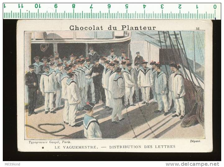 Chocolat Du Planteur - Militaire N° 56 - Le Vaguemestre, Distribution Du Courrier - Goupil - Autres & Non Classés