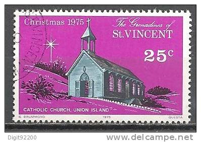 1 W Valeur Oblitérée, Used - GRENADINES Of St VINCENT - CHRISTMAS 1975 - N° 1055-34 - St.Vincent & Grenadines