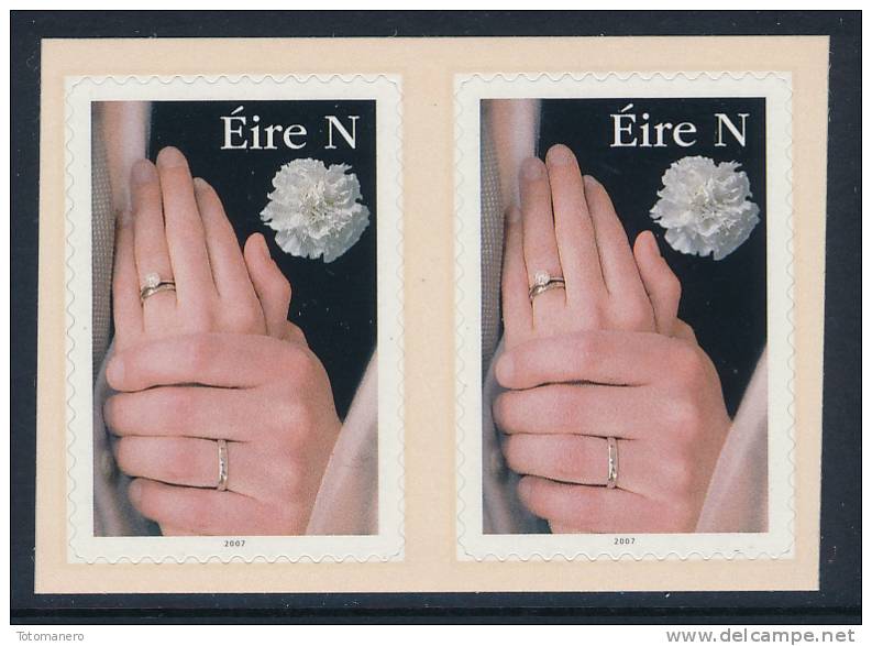 IRELAND/Irland/Eire 2007 Weddings ´N´ Adhesive Pair** - Unused Stamps