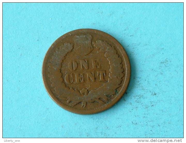 1875 - ONE CENT / KM 90a ( For Grade, Please See Photo ) ! - 1859-1909: Indian Head