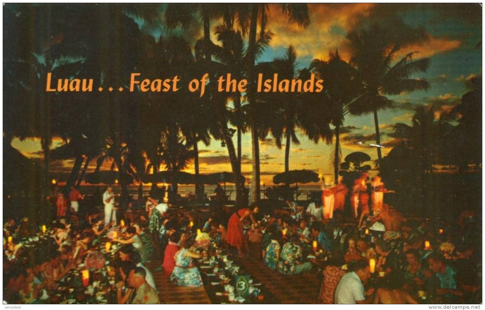 USA – United States – Luau Feast Of The Islands, Hawaii, Unused Postcard [P4654] - Other & Unclassified