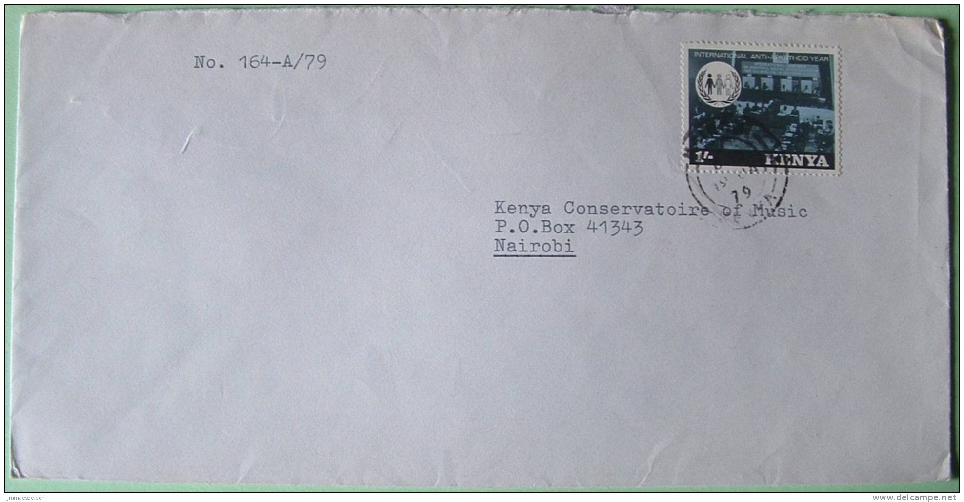 Kenya 1989 Cover To Nairobi - Anti-Apartheid Year - Racism -  Austrian Embassy Sender - Kenya (1963-...)