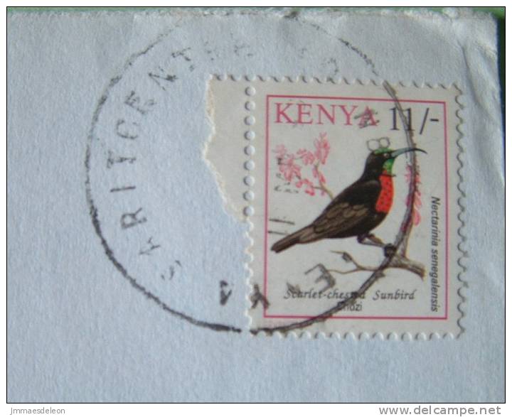 Kenya 1993 Cover To England UK - Bird - Voting Paper - Kenya (1963-...)