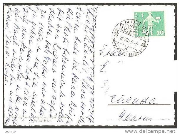 Lai Lung Bei Andeer GR Stempel ! 1965 - Andeer