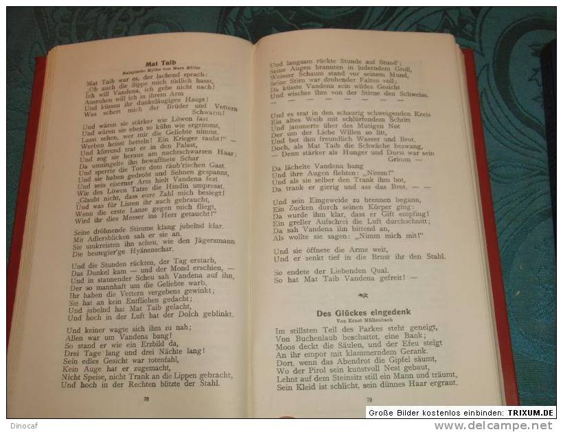 Neues Vortragsbuch Vom Guten Das Beste 2 Bd. 1913-14, 256 + 250 Seiten - Altri & Non Classificati