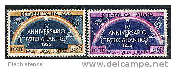 1953 - Italia 723/24 NATO - NATO