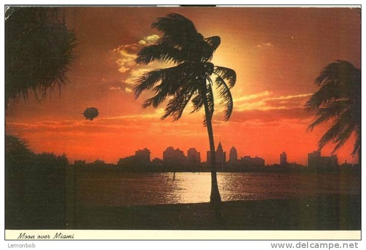 USA – United States – Moon Over Miami, 1971 Used Postcard [P4721] - Miami