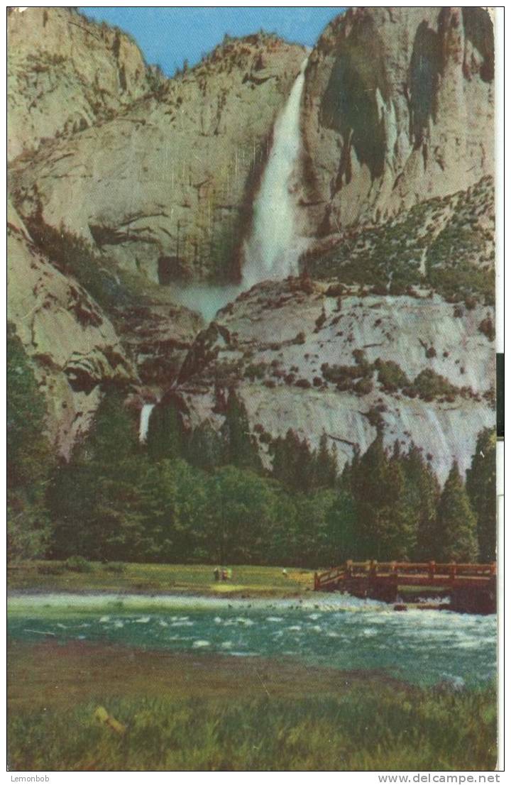 USA – United States –  Yosemite National Park, California, 1953 Used Postcard [P4737] - Yosemite
