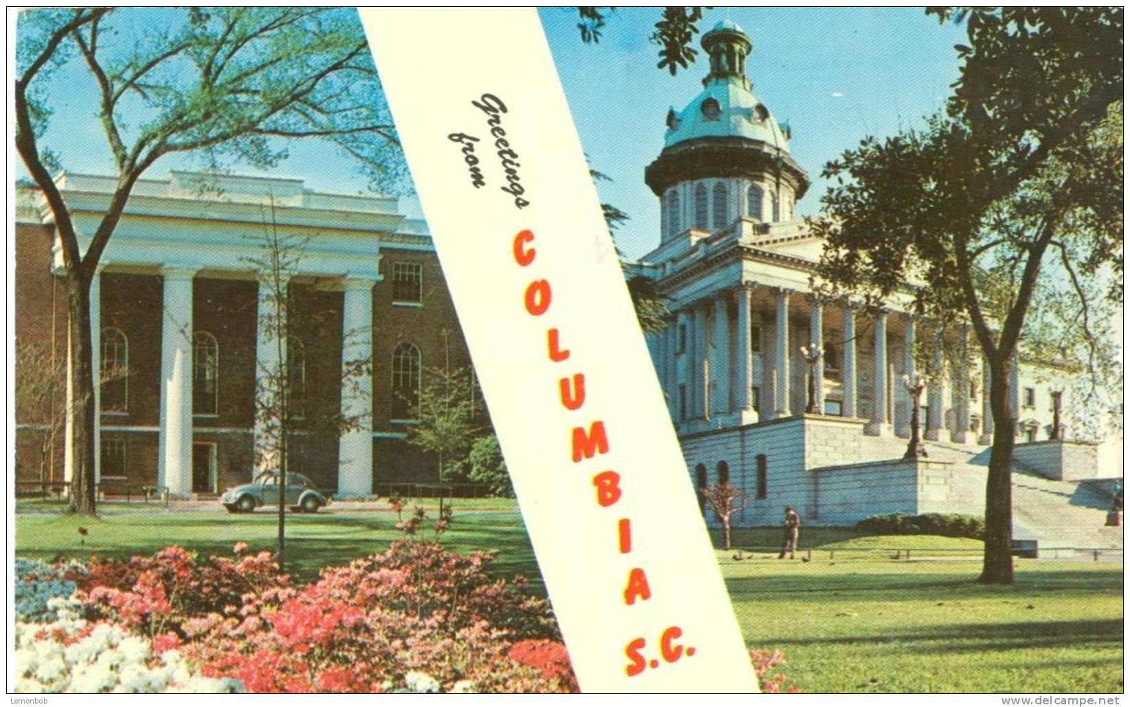 USA – United States – Greetings From Columbia, SC, 1971 Used Postcard [P4739] - Columbia