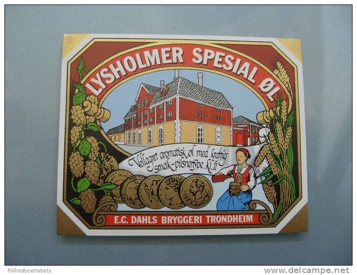 Beer Label / Bieretikett / Bière étiquette From E.C. DAHLS NORWAY  (#A11986) - Bier