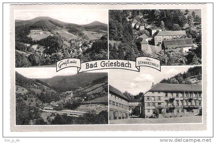 Deutschland - Bad Griesbach Im Schwarzwald - 1956 - Bad Peterstal-Griesbach