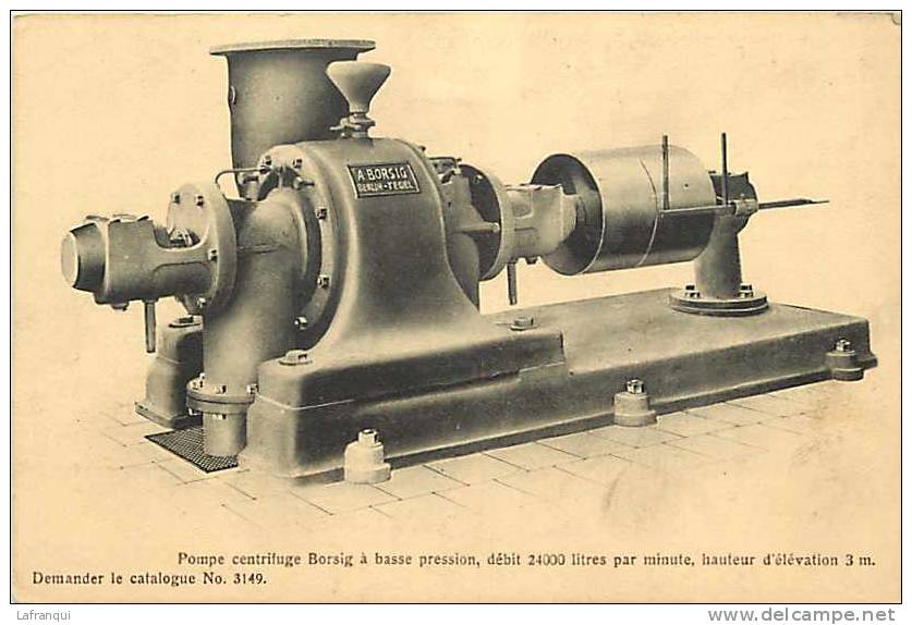 Allemagne -ref 557- A Borsig , Tegel - Ateliers De Constructions Mecaniques A Tegel - Mines Et Ets Met- Carte Bon Etat - - Tegel