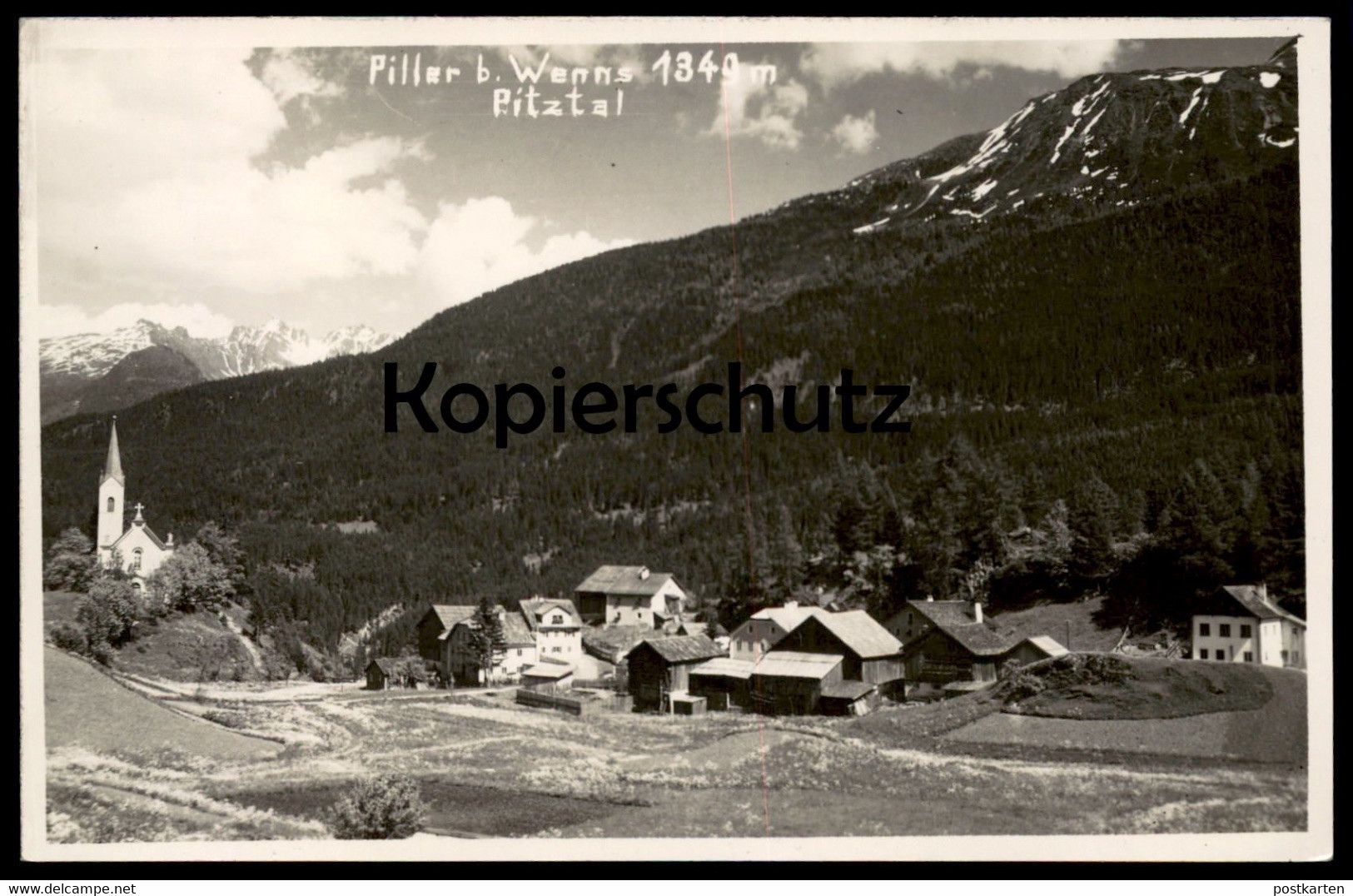 ALTE POSTKARTE PILLER BEI WENNS PITZTAL Imsterberg Arzl Jerzens Zams Fließ Schönwies AK Ansichtskarte Cpa Postcard - Pitztal